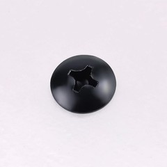 M4-0.7 x 12mm Truss Head Machine Screws, Stainless Steel 304, Black Coated Ph…