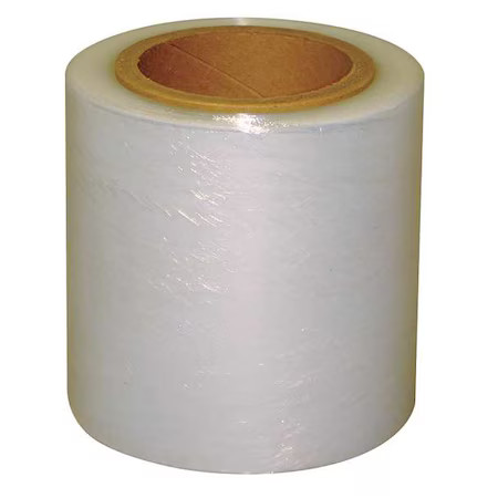Zoro Select 15C016 Stretch Wrap, 5″ W X 700 Ft. L, 120 Ga, Cast Style, Clear,,