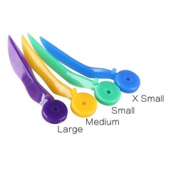 Disposable Plastic Wave Shape Dental Wedges Teeth Wedge Tooth Gap 100 Pcs/Box
