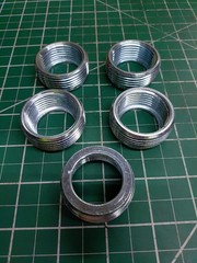 (Lot of 5) Conduit Reducer Bushing Coupling 1-1/4″ to 1″