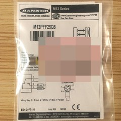 1 pcs new BANNER M12PFF25Q8 Photoelectric Sensor spot stock #YP1