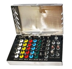 Dental Implant 35 Integral Stopper Drills with Drivers and Keys Complete Kit