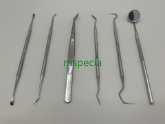 Dental Pick Set 6 PCS – Stainless Steel Dental Tools Kit Teeth Cleaning Tool