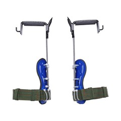 Tree Climbing Climbers Spike Hooks Gear kit with Safety Belt Adjustable Lanyard