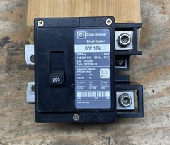 Cutler-Hammer BW2200 – 200A 240V Main Circuit Breaker for Type ECB Enclosures