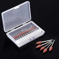 Dental 12pcs/kit Brownie Polishers Friction Grip FG Burs Mini Points 1.6mm 0413
