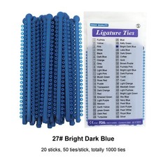 1000pcs Dental Orthodontic Ligature Ties Elastic Rubber Bands Braces ortodoncia