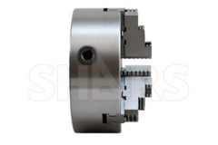 8″ 3 Jaw Self Centering Plain Back Lathe Chuck Reversible .0039″ TIR Cert R[