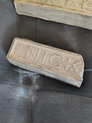 D. Staplin NICKELITE Babbitt Bar Ingots 4 Pounds 11 Ounces – 4 lb. 11 oz.