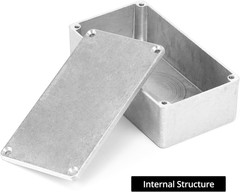 Aluminium Stomp Box Enclosures, 3 Pcs, DIY Guitar Pedal Cases, Unfinished