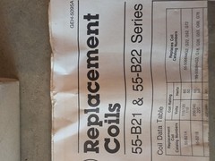GE 55-B21A Replacement Coil 115/120V 60Hz for GE Control Relays & Contactors NOS