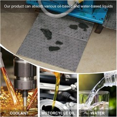 20 PCS Oil Spill Mats – 13″ x 10″ Reusable Absorbent Pads for Tough Workspaces