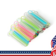 1040pcs/box Dental Orthodontic Ligature Ties Elastic Rubber Bands Dark Light