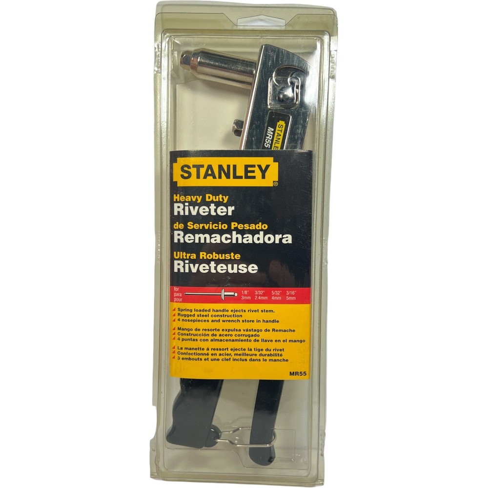 Stanley MR55C5 Steel Spring-Loaded Heavy Duty Right Angle Rivet Tool
