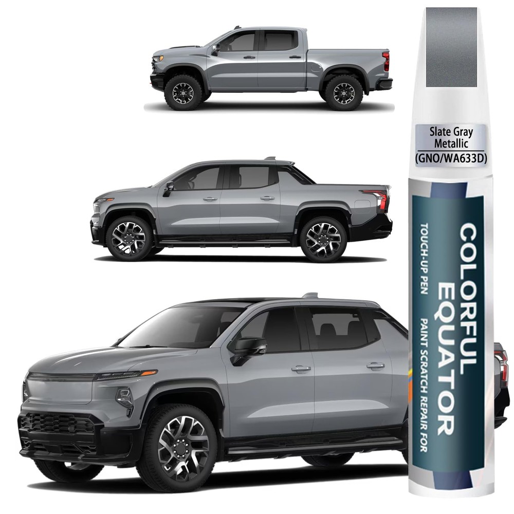 Slate Gray Metallic(GNO/WA633D) Touch Up Paint Compatible with Chevrolet, Car…