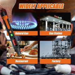 Natural Gas Leak Detector, Portable Gas Sniffer with Audible Propane -50A