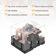 AC110V 120A Electromagnetic Relay High Power Relay DPDT 2NO 2NC 8 Terminal