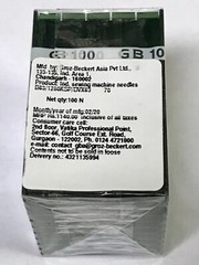 GROZ BECKERT 774162 B63 1280 KSP DV X 63 RG B7T6T9 BJ NM 70/10 GB 100 Needles