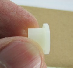 Lot 100 Essentra .260″ ID Nylon Shoulder Washers Flanged Spacers Sleeve Bushings