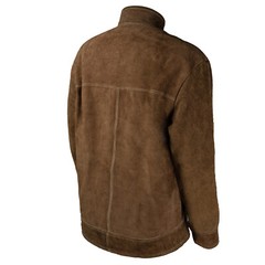 Leather Welding Jacket, Flame-Resistant Heavy Duty Welder Jacket
