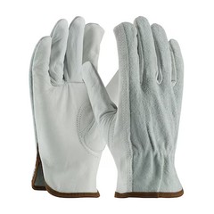 Pip 68-161Sb/L Leather Drivers Gloves, Cowhide, Shirred Slip-On, Keystone