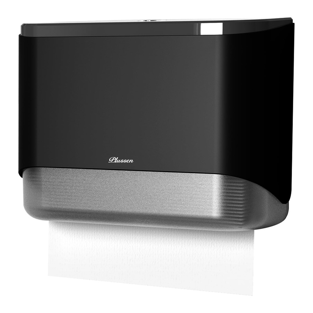 PLUSSEN Commercial Paper Towel Dispenser 10.7″L x 3.7″W x 8″H, Black-pn6012