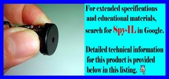 Wall and Glass Spy Bug invisible transmitter hear via windows UpTo 300m distance