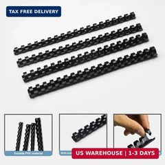 Rayson CR16202225BK Plastic Binding Combs 5/8 in. 13/16in, 7/8in, 1in, 19-Ring L