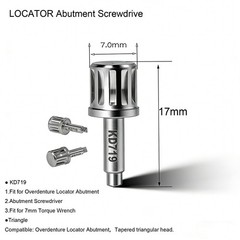 Dental fit Zest Locator Abutment Removable for STRAUMANN Tissue Level RN Implant