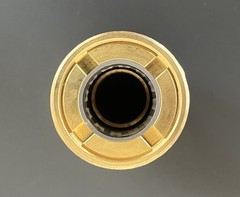 SB1 3/4” Quick Connect HVAC Brass Coupler Fitting 3/4” RS1 Coupling Slip X Slip