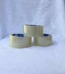 Clear Carton Sealing/Packaging Tape 2″ x 55 yds, Pre-Printed Text, 3 Rolls