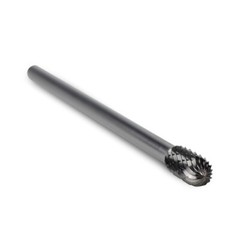 BHA Long Tungsten Carbide Burr Rotary File, Double Cut – 6 inch x 1/4 inch Shank