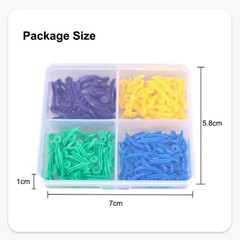 Dental Tooth Gap Wedges Disposable Plastic Wave Shape Wedges 4 Sizes L/M/S/XS