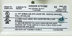 New in Box, Integrity 202-5A-TW White Strobe Fire Alarm, Edwards