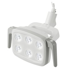 Lámpara Dental de 9W con 6 LEDs y Luz Oral para Silla de Unidad