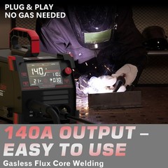 YESWELDER FLUX-140-LT-FLEX 140A 110V Flux Core MIG/Lift TIG/Stick 3-in-1