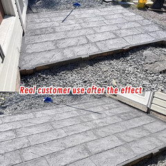 Seamless Rectangular Stone Texture Concrete Stamp Mat for Outdoor Landscaping