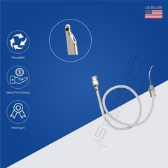 Simcoe Irrigation Aspiration Cannula 23ga 0.3mm Aspirating Stainless Steel Hub