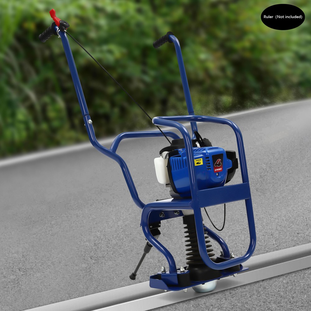 NEW Gas Power Concrete 4-Stroke Surface Vibratory Leveling Screed Tamper New