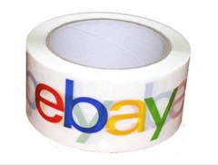 1 Roll 2″ x 75 yds Official eBay Branded Packaging Packing Sealing Carton Tape