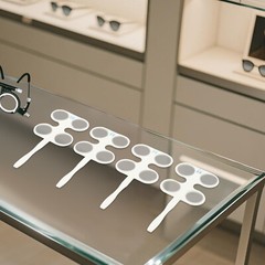 4PCS Optical Optometry Flip Trial Lens Flipper Handle Kit For Confirmation Test