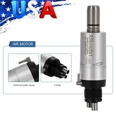 ASkeadnt Dental slow low Speed Handpiece Air Motor 4 Holes E-Type Connector FX