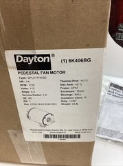 Dayton 6K406BG 1/4 HP 115 VAC Pedestal Fan Motor 1725 RPM NIB