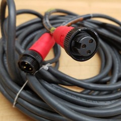 Brad Power 113030K20M150E Double Ended Cordset, 3 Pole, 14 Awg, 1300621041