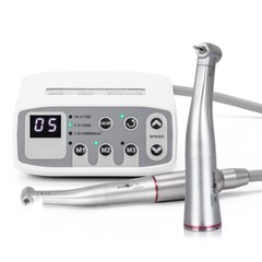 Dental LED Brushless Electric micro motor / Fiber Optic Contra Angle Handpiece