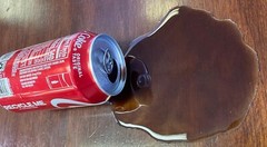 Faux Food Prop Spilled Cola Can New Joke – Gag