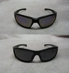 Lot of 2 – Assorted Safety Sunglasses Glasses Z87+ Black Full Rim Frame