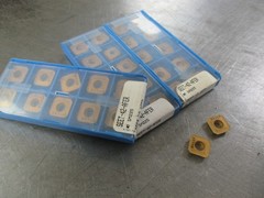 NEW Valenite SEET-42-AFER General Purpose SM255 Steel Grade Carbide Inserts