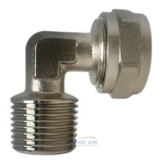 M8085 Maxline 90 Degree Elbow Fitting 1/2″ Tubing x 1/2″ MNPT Compressed Air