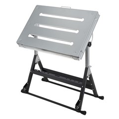Welding Table 46″x18″ Folding Steel Workbench 1000Lbs Capacity Adjustable Height